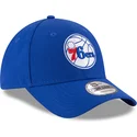 cap-zaobljena-blue-adjustable-strap-9forty-the-league-philadelphia-76ers-nba-new-era