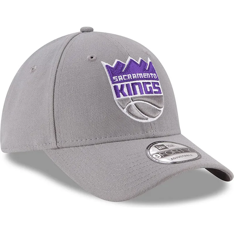 kapa-zaobljena-siva-podesiv-9forty-the-league-sacramento-kings-nba-new-era