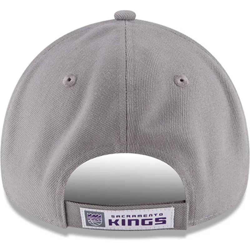 kapa-zaobljena-siva-podesiv-9forty-the-league-sacramento-kings-nba-new-era