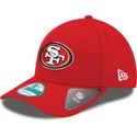 cap-zaobljena-red-adjustable-strap-9forty-the-league-san-francisco-49ers-nfl-new-era