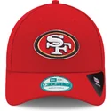 cap-zaobljena-red-adjustable-strap-9forty-the-league-san-francisco-49ers-nfl-new-era