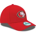cap-zaobljena-red-adjustable-strap-9forty-the-league-san-francisco-49ers-nfl-new-era