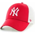 kapa-zaobljena-crvena-snapback-za-djecu-new-york-yankees-mlb-47-brand