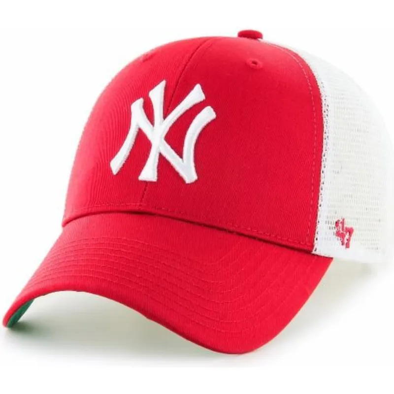 kapa-zaobljena-crvena-snapback-za-djecu-new-york-yankees-mlb-47-brand