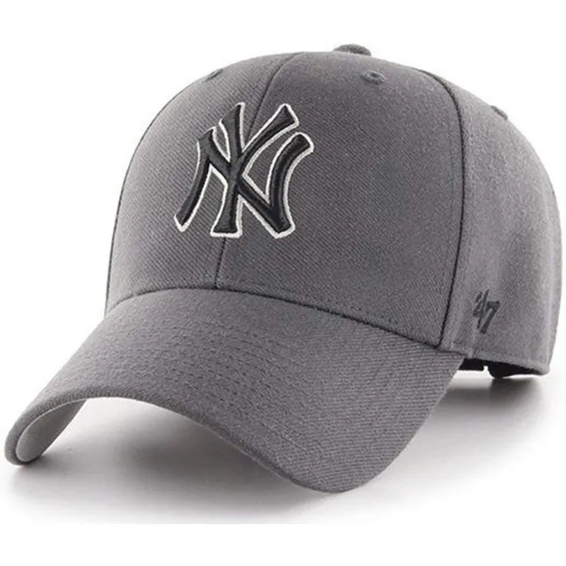 kapa-zaobljena-siva-podesiv-new-york-yankees-mlb-47-brand