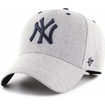 kapa-zaobljena-siva-podesiv-new-york-yankees-mlb-47-brand