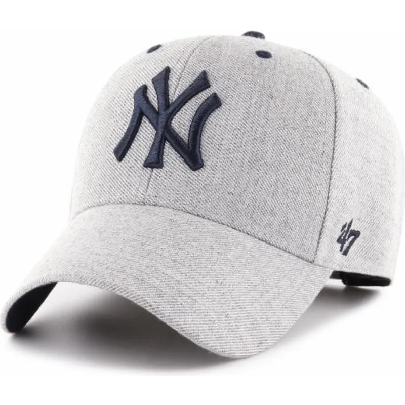 kapa-zaobljena-siva-podesiv-new-york-yankees-mlb-47-brand