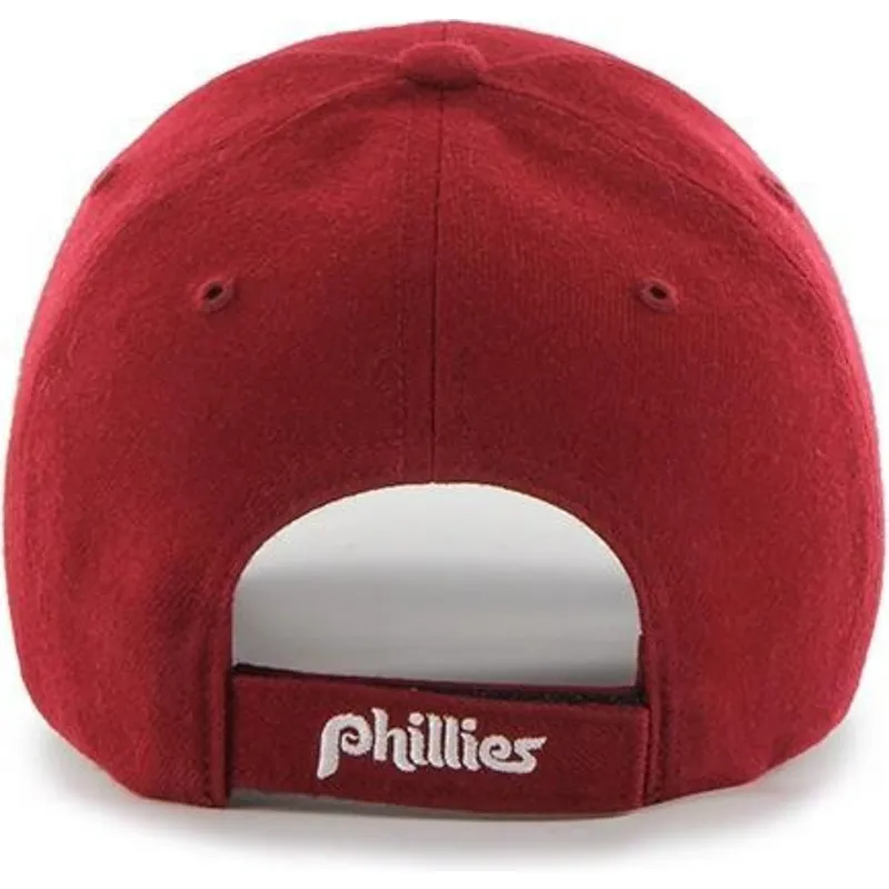 kapa-zaobljena-crvena-podesiv-clasico-philadelphia-phillies-mlb-47-brand
