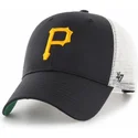 kapa-zaobljena-crna-snapback-pittsburgh-pirates-mlb-47-brand