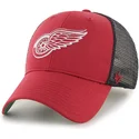 cap-zaobljena-red-snapback-rejilla-detroit-red-wings-nhl-47-brand