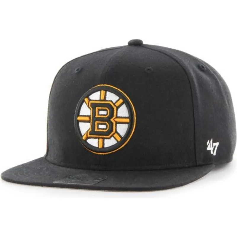 kapa-ravna-crna-snapback-boston-bruins-nhl-47-brand