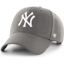 kapa-zaobljena-siva-podesiv-new-york-yankees-mlb-47-brand