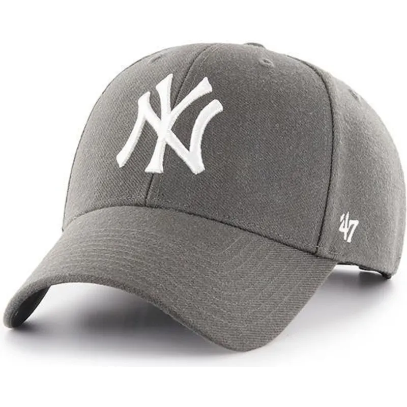 kapa-zaobljena-siva-podesiv-new-york-yankees-mlb-47-brand