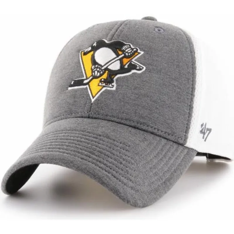 kapa-zaobljena-siva-podesiv-pittsburgh-penguins-nhl-47-brand