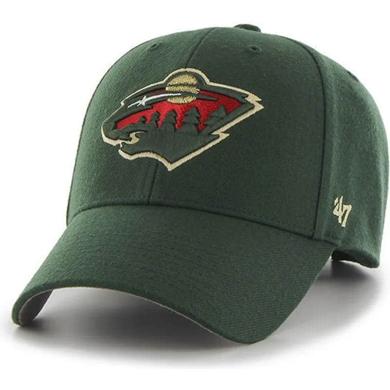 kapa-zaobljena-zelena-podesiv-minnesota-wild-nhl-47-brand