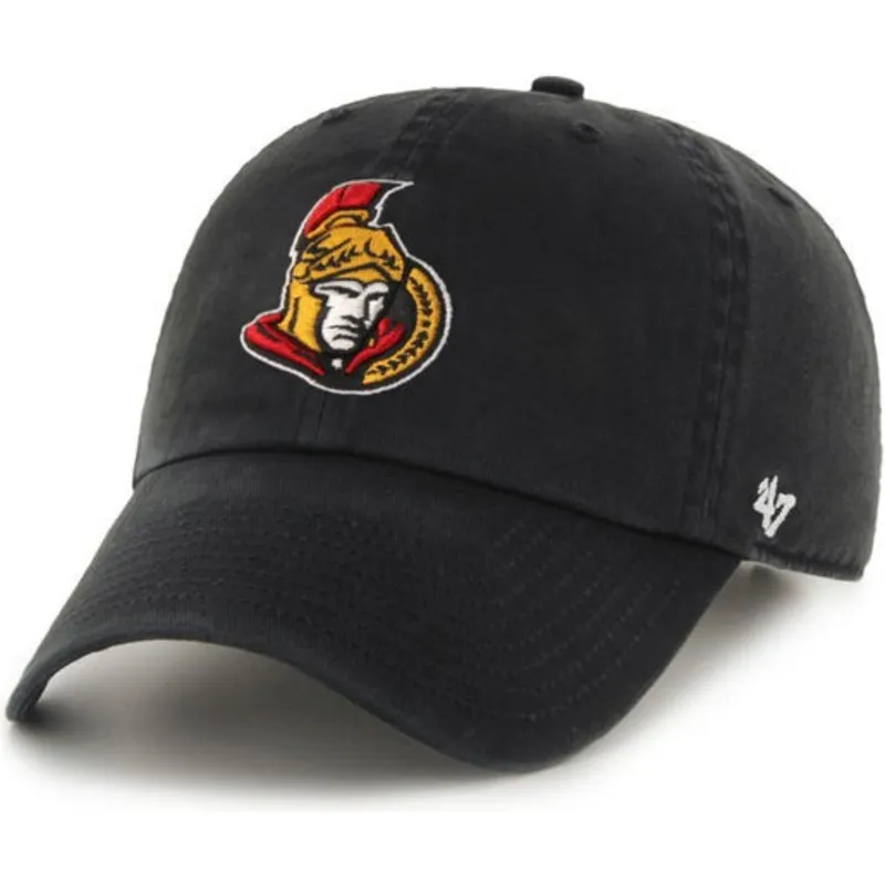 kapa-zaobljena-crna-podesiv-ottawa-senators-nhl-47-brand