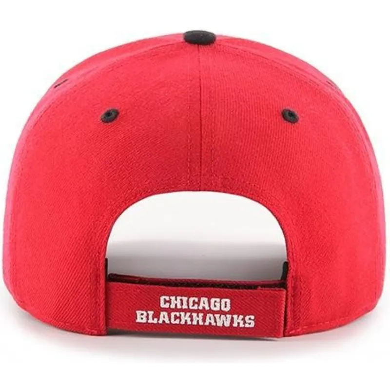 kapa-zaobljena-crvena-podesiv-chicago-blackhawks-nhl-47-brand
