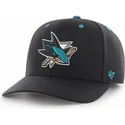 kapa-zaobljena-crna-podesiv-san-jose-sharks-nhl-47-brand