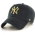 kapa-zaobljena-crna-podesiv-oro-new-york-yankees-mlb-47-brand