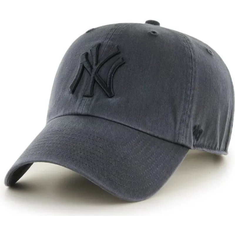 kapa-zaobljena-crna-podesiv-new-york-yankees-mlb-47-brand
