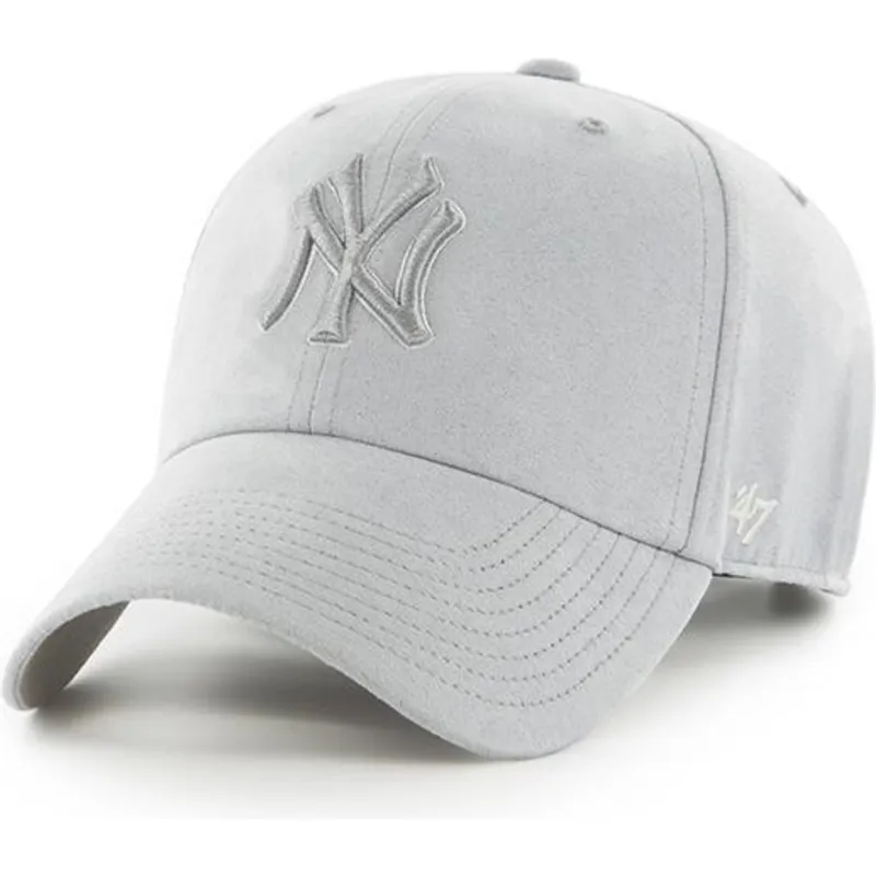 kapa-zaobljena-siva-podesiv-new-york-yankees-mlb-47-brand