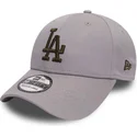 kapa-zaobljena-siva-prilagodena-oro-39thirty-essential-los-angeles-dodgers-mlb-new-era