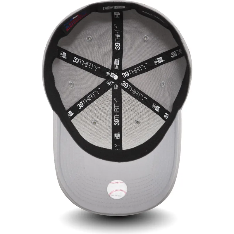kapa-zaobljena-siva-prilagodena-za-djecu-39thirty-stretch-rubber-emblem-new-york-yankees-mlb-new-era