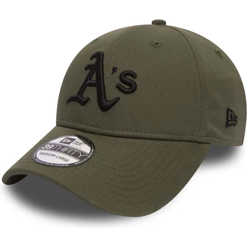 kapa-zaobljena-zelena-prilagodena-39thirty-league-essential-oakland-athletics-mlb-new-era