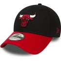 kapa-zaobljena-crna-prilagodena-39thirty-black-base-chicago-bulls-nba-new-era