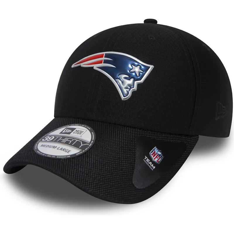 kapa-zaobljena-mornarsko-plava-prilagodena-39thirty-black-coll-new-england-patriots-nfl-new-era