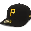 kapa-zaobljena-crna-prilagodena-59fifty-low-profile-poly-pittsburgh-pirates-mlb-new-era