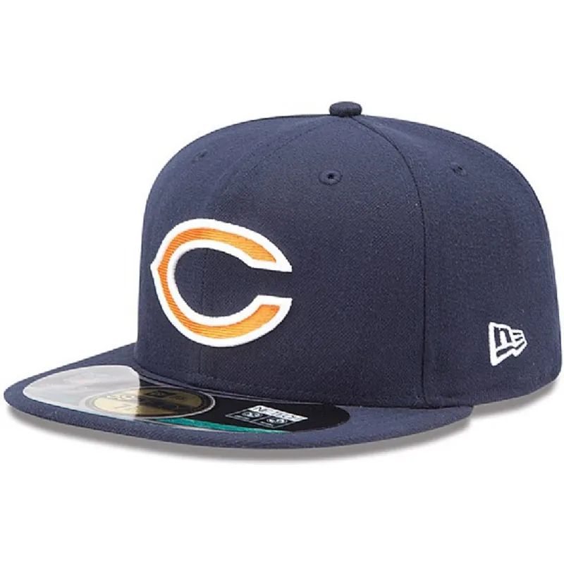 kapa-ravna-mornarsko-plava-prilagodena-59fifty-on-field-chicago-bears-nfl-new-era