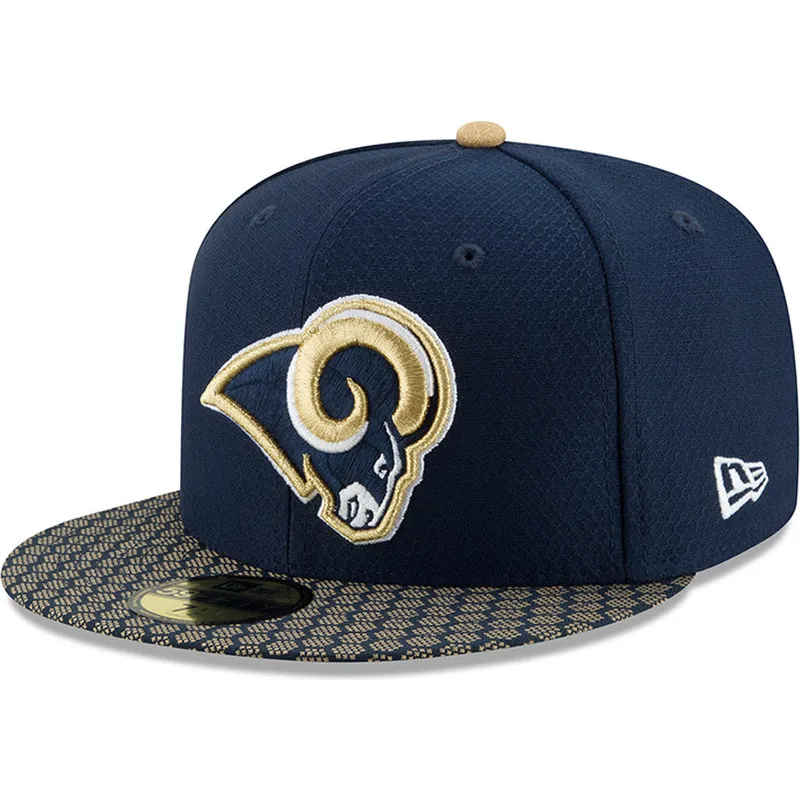 kapa-ravna-plava-prilagodena-59fifty-sideline-los-angeles-rams-nfl-new-era