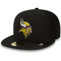 kapa-ravna-crna-prilagodena-59fifty-black-coll-minnesota-vikings-nfl-new-era