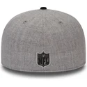 new-era-flat-brim-59fifty-reflective-heather-las-vegas-raiders-nfl-grey-and-black-fitted-cap