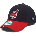 kapa-zaobljena-crna-podesiv-9forty-the-league-cleveland-indians-mlb-new-era