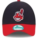 kapa-zaobljena-crna-podesiv-9forty-the-league-cleveland-indians-mlb-new-era