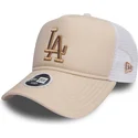 kapa-zaobljena-ruzicasta-snapback-bronce-9forty-essential-los-angeles-dodgers-mlb-new-era