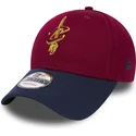 kapa-zaobljena-crvena-podesiv-9forty-mesh-cleveland-cavaliers-nba-new-era