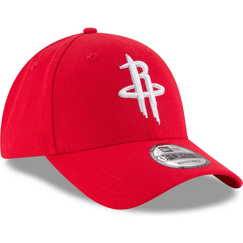kapa-zaobljena-crvena-podesiv-9forty-the-league-houston-rockets-nba-new-era