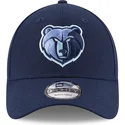 kapa-zaobljena-plava-podesiv-bordado-9forty-the-league-memphis-grizzlies-nba-new-era