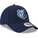 kapa-zaobljena-plava-podesiv-bordado-9forty-the-league-memphis-grizzlies-nba-new-era