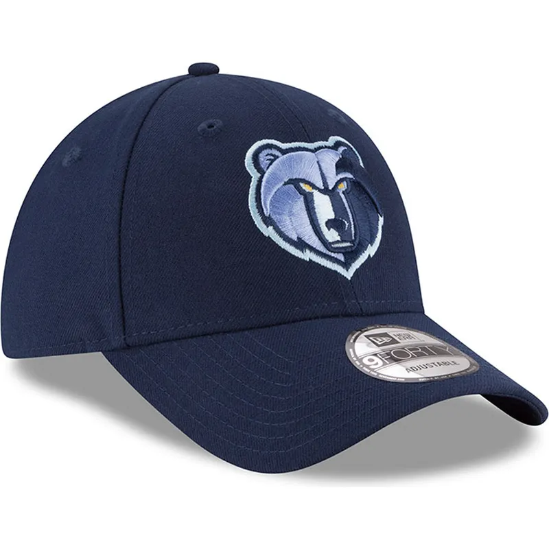 kapa-zaobljena-plava-podesiv-bordado-9forty-the-league-memphis-grizzlies-nba-new-era