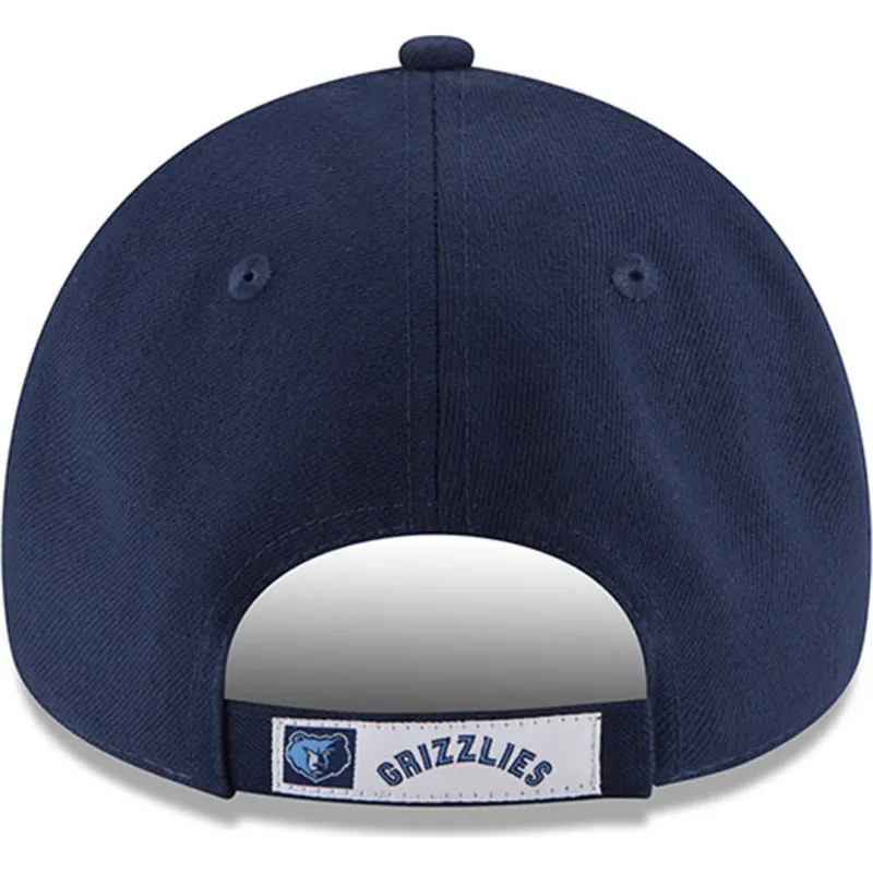 kapa-zaobljena-plava-podesiv-bordado-9forty-the-league-memphis-grizzlies-nba-new-era