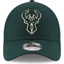 kape-zaobljena-zelena-podesiva-traka-9forty-the-league-milwaukee-bucks-nba-new-era
