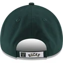 kape-zaobljena-zelena-podesiva-traka-9forty-the-league-milwaukee-bucks-nba-new-era