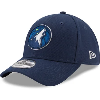 kapa-zaobljena-mornarsko-plava-podesiv-9forty-the-league-minnesota-timberwolves-nba-new-era
