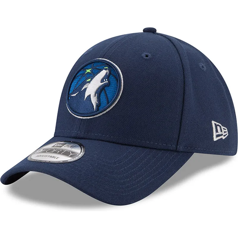 cap-zaobljena-navy-blue-adjustable-strap-9forty-the-league-minnesota-timberwolves-nba-new-era