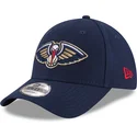 cap-zaobljena-navy-blue-adjustable-strap-9forty-the-league-new-orleans-pelicans-nba-new-era