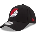cap-zaobljena-black-adjustable-strap-9forty-the-league-portland-trail-blazers-nba-new-era